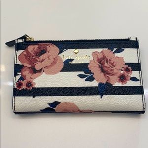 Kate Spade striped floral wallet